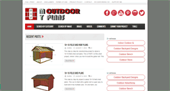 Desktop Screenshot of myoutdoorplans.com